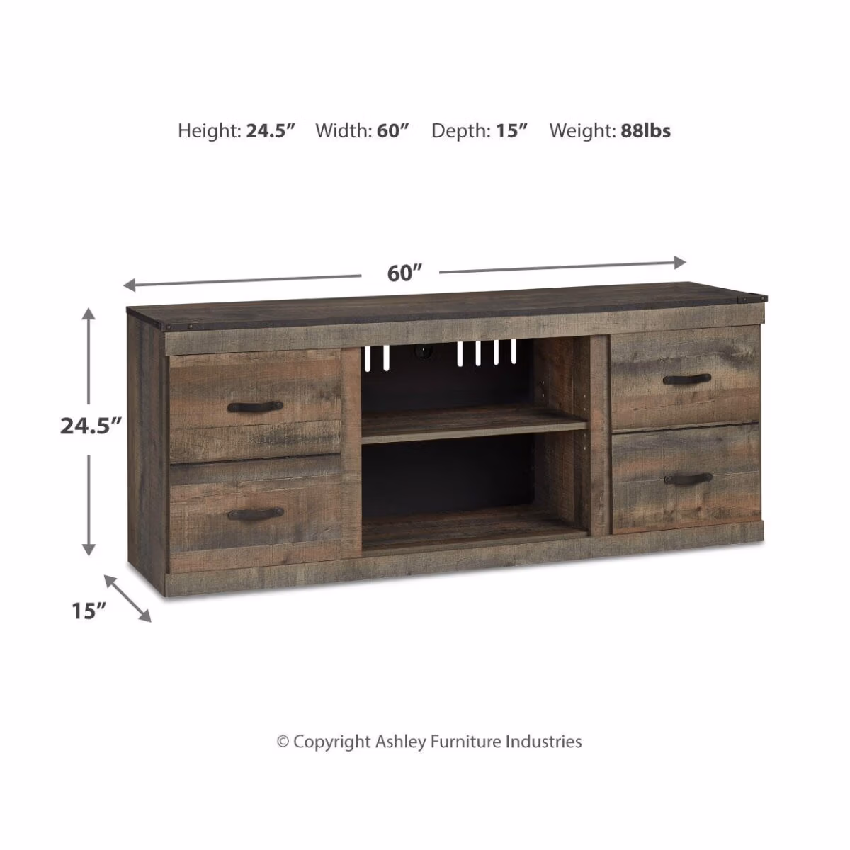 Trinell 60" TV Stand - Image 9