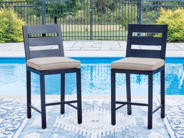 East Beach Outdoor Counter Height Bar Stool (Set of 2) - Image 3