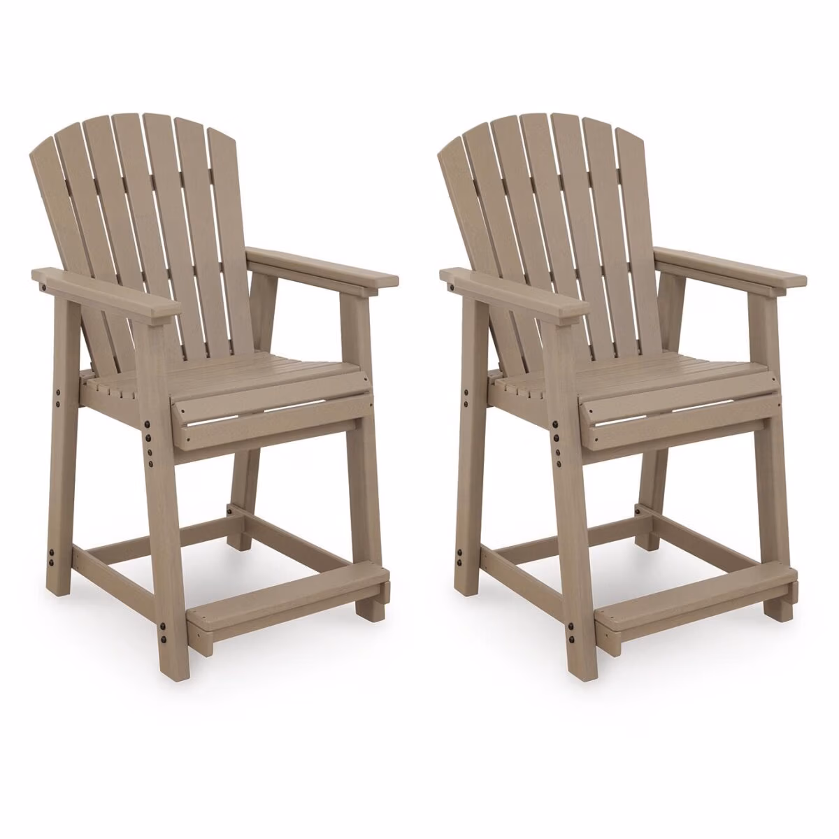 Seacliff Beach Outdoor Counter Height Bar Stool (Set of 2) - Image 2