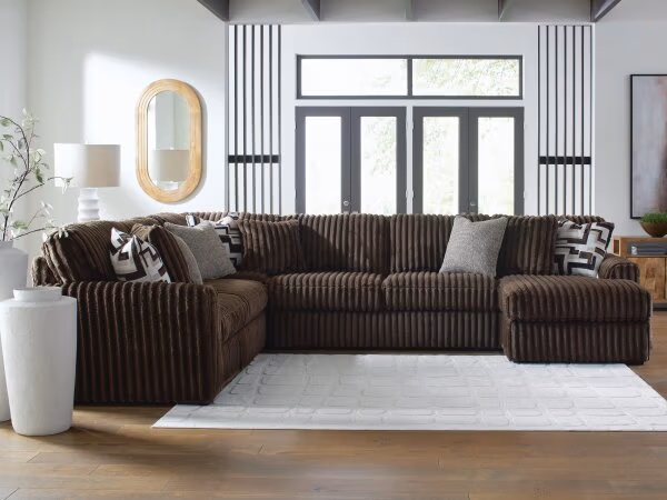 Midnight-Madness 4-Piece Sectional with Chaise - Image 3