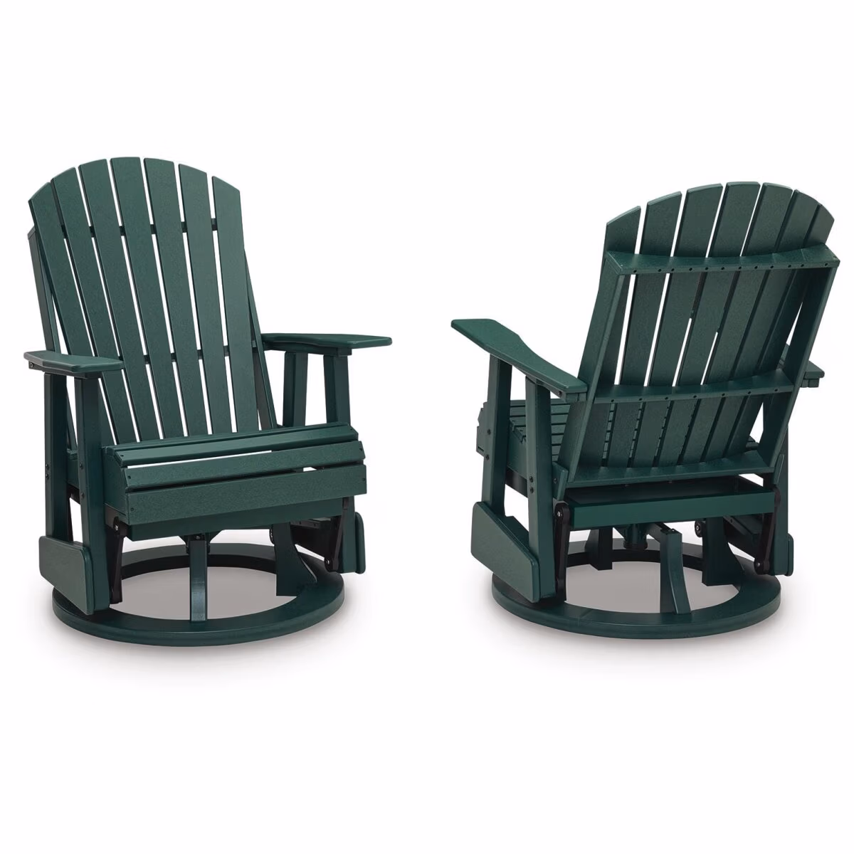 Shell Beach Outdoor Swivel Glider Chair - Image 2