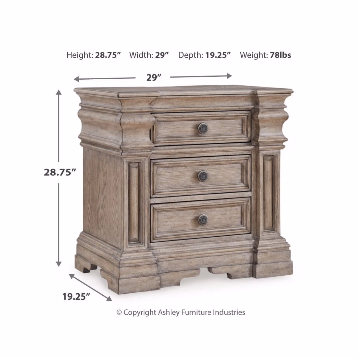 Blairhurst King Panel Bed, Dresser, Chest and 2 Nightstands - Image 24