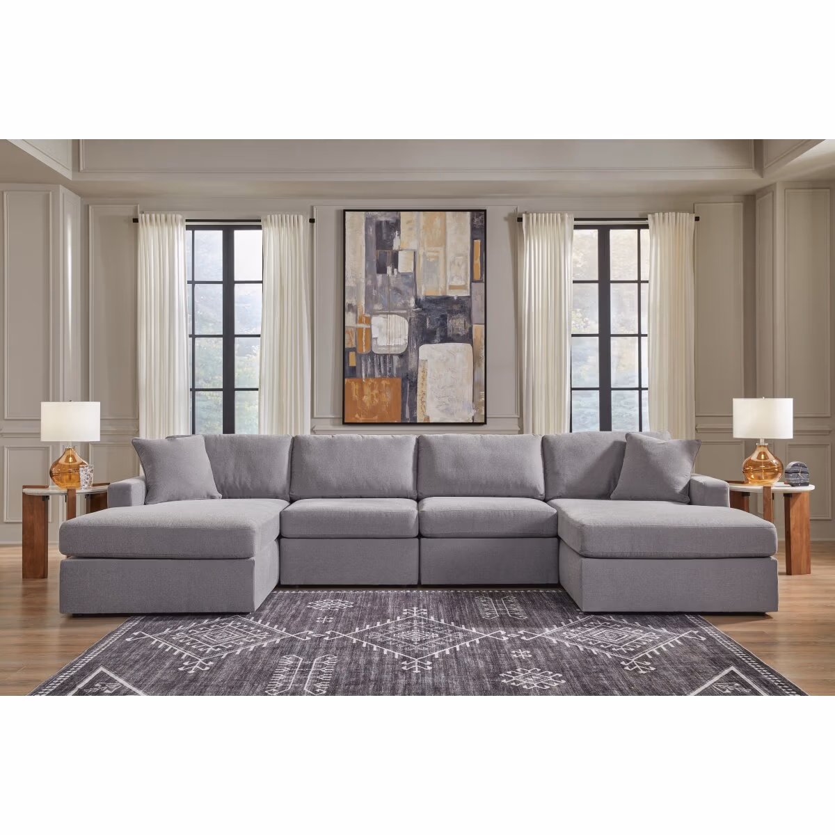 Modmax 4-Piece Sectional with Chaise - Image 4
