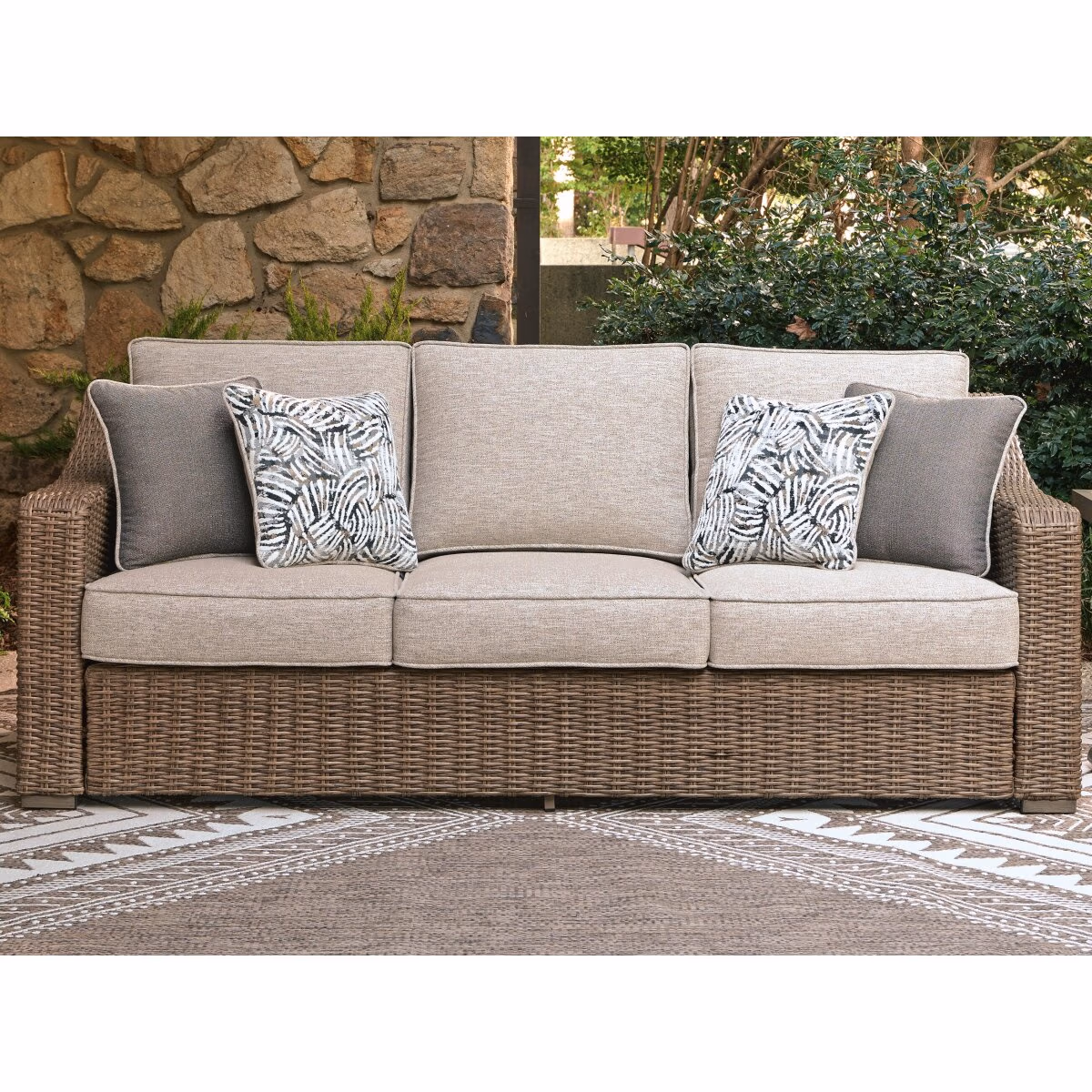 Laguna Heights Outdoor Sofa with Cushion - Image 3