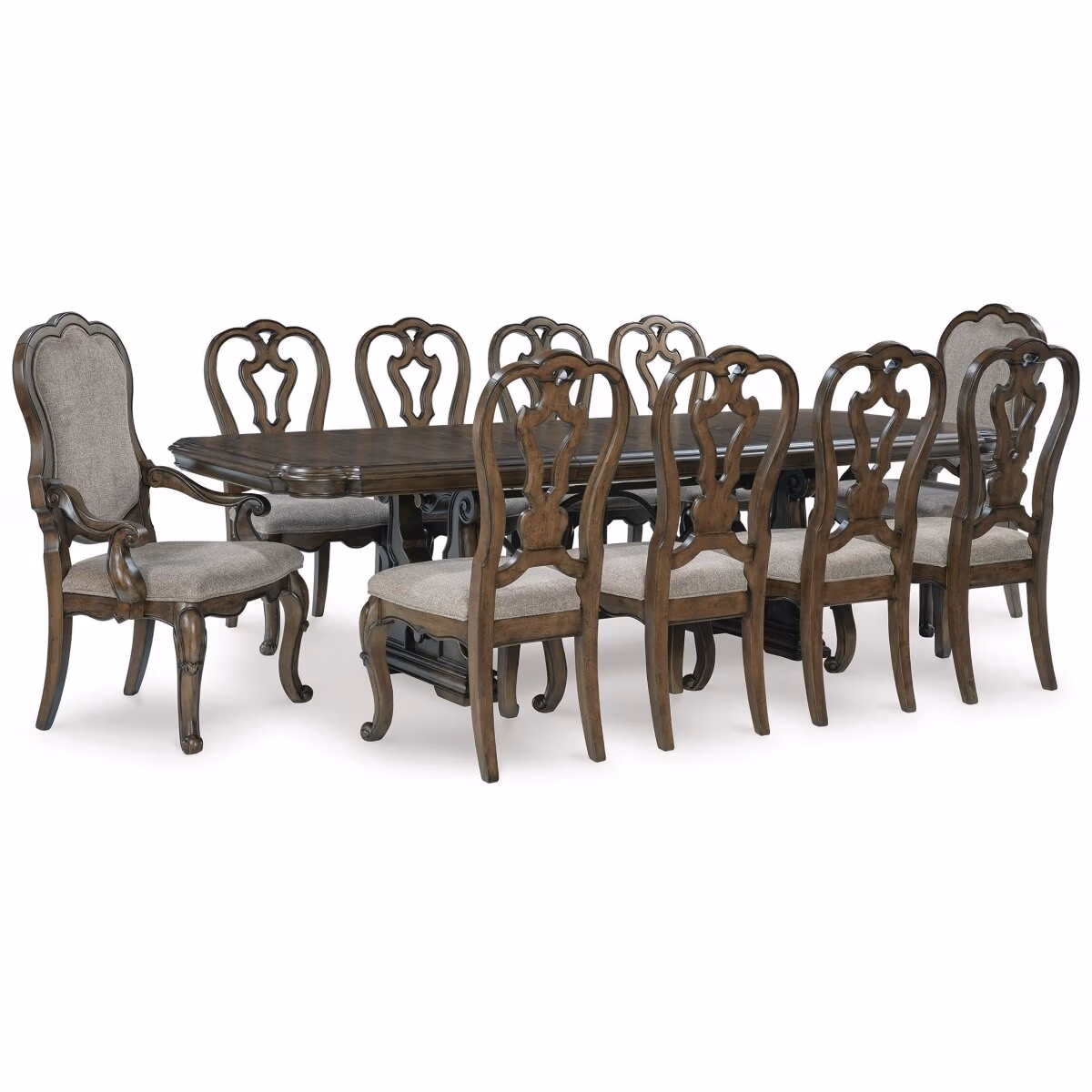 Maylee Dining Table and 10 Chairs - Image 2