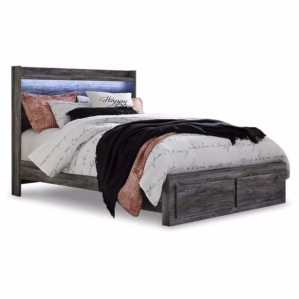 Baystorm Queen Storage Bed, Dresser, Mirror and Chest - Image 8