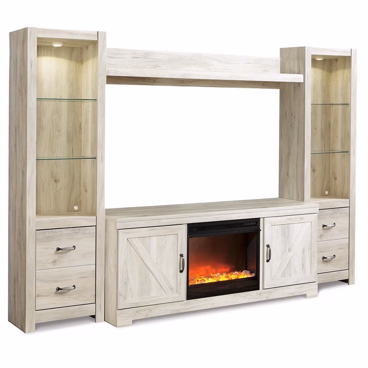 Bellaby 4-Piece Entertainment Center with Fireplace - Image 2