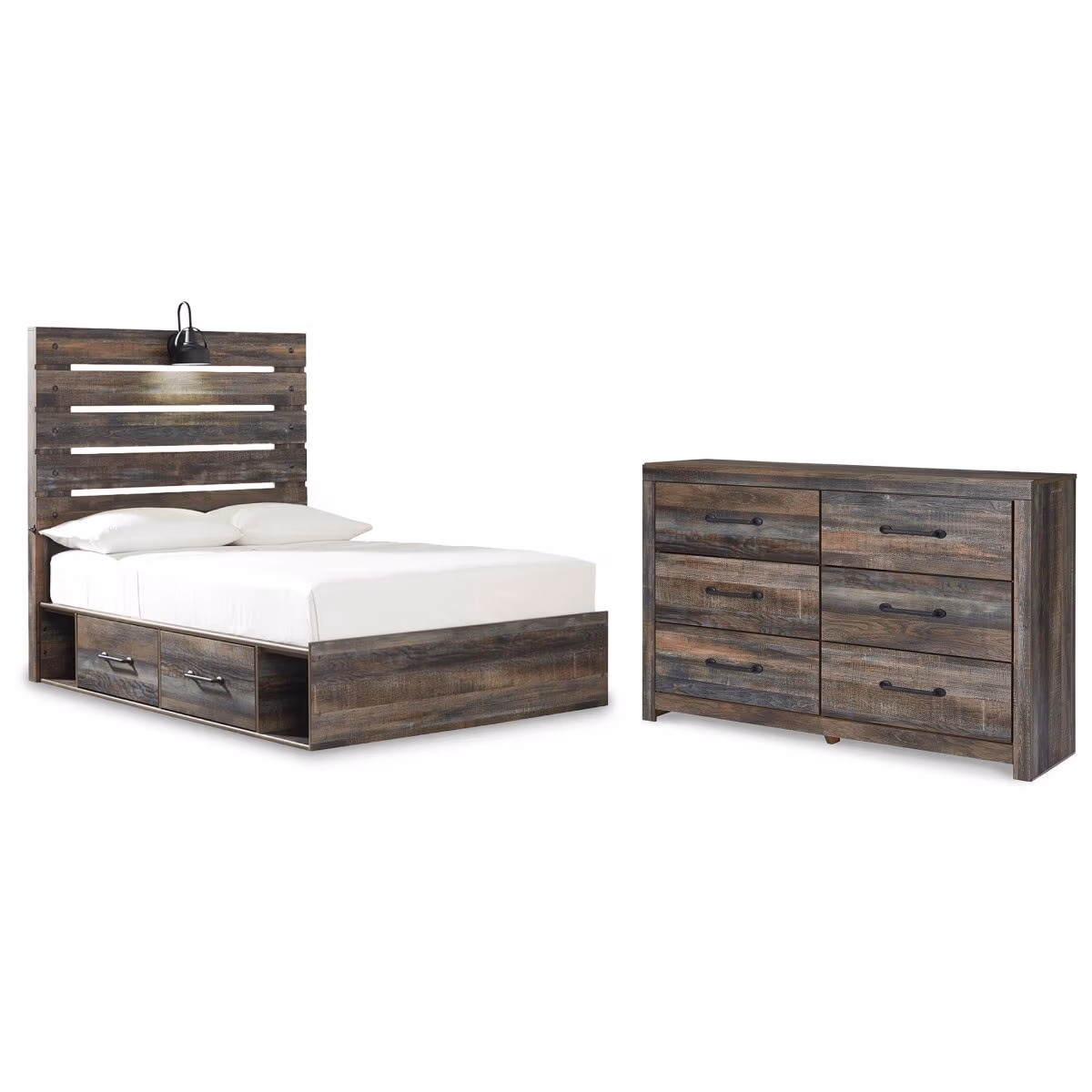 Drystan Full Panel Storage Bed and Dresser - Image 2