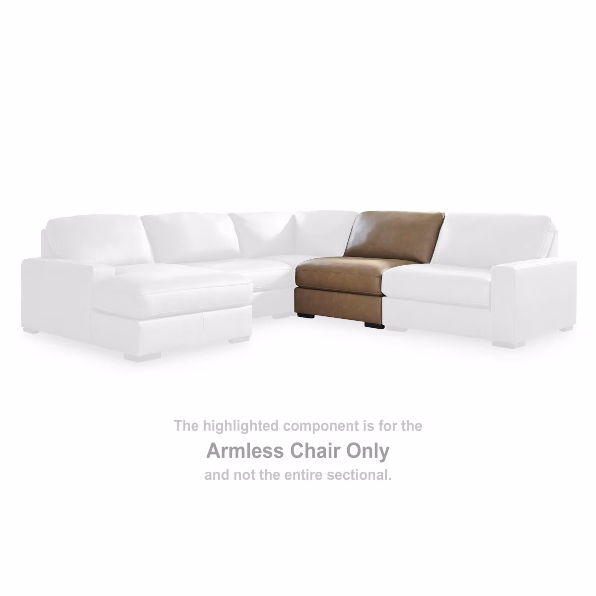 Veronella Armless Chair - Image 3