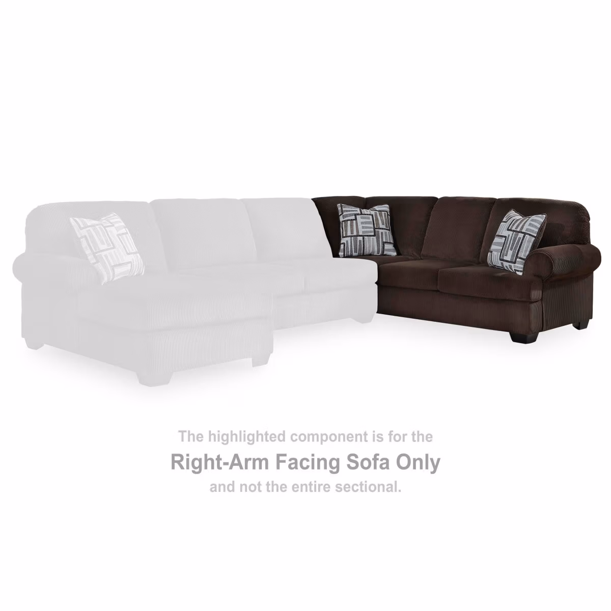 Kimlee Right-Arm Facing Sofa with Corner Wedge - Image 3