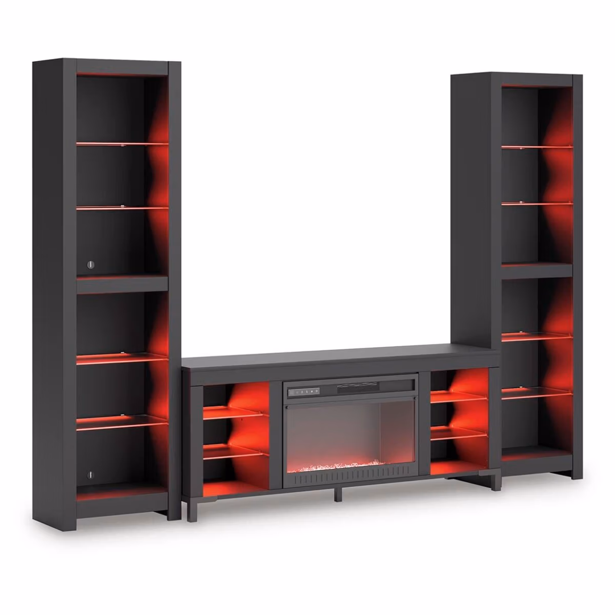 Cayberry 3-Piece Entertainment Center with Electric Fireplace - Image 6