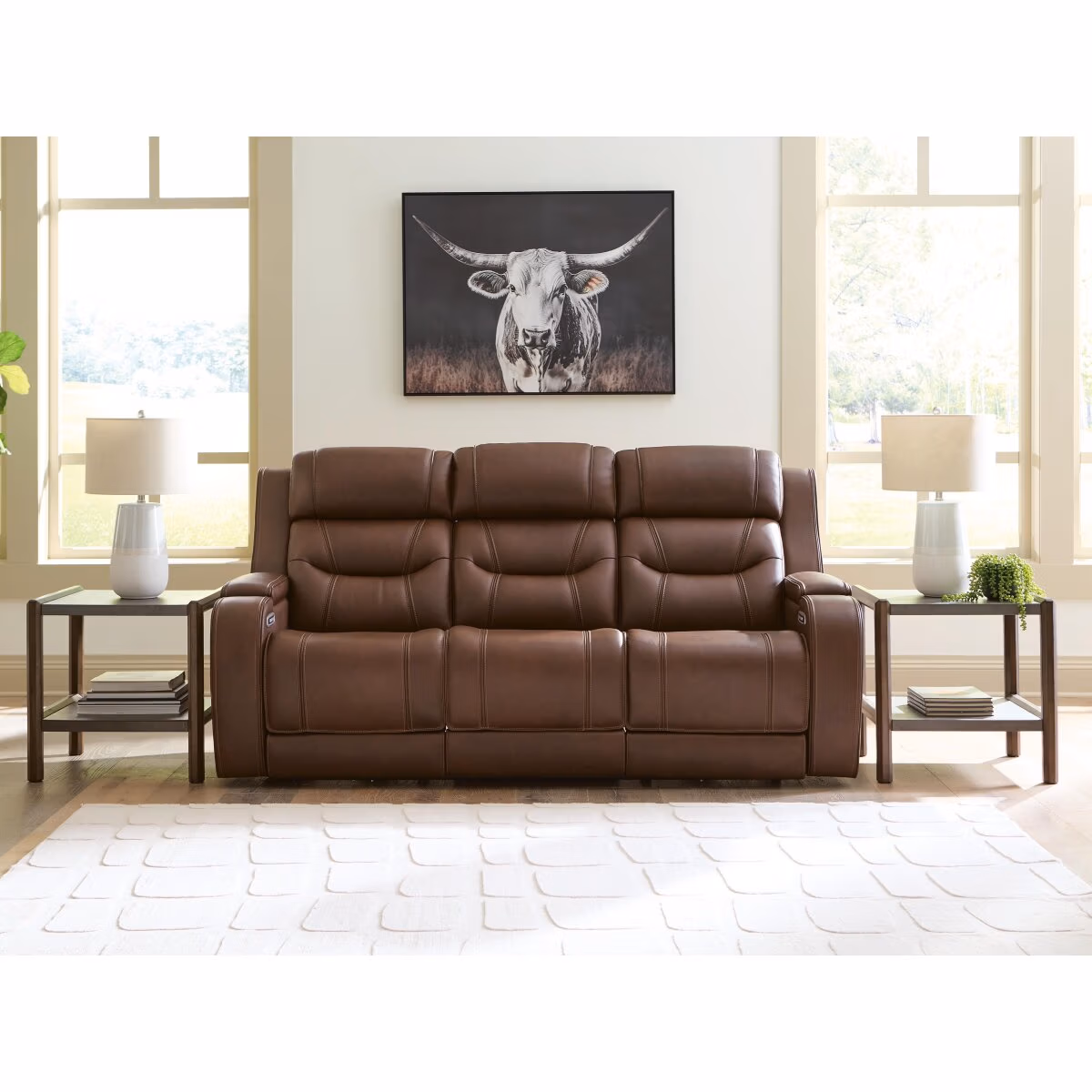 Knightington Power Reclining Sofa with Audio Seating - Image 3