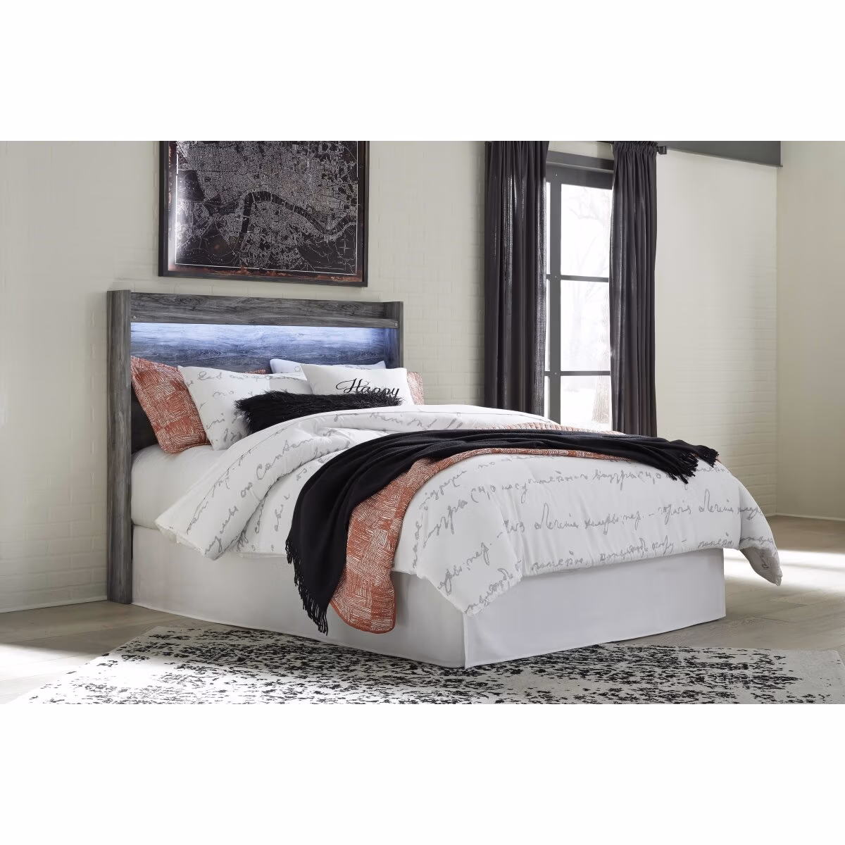 Baystorm Queen Panel Headboard, Dresser, Mirror, Chest and Nightstand - Image 15
