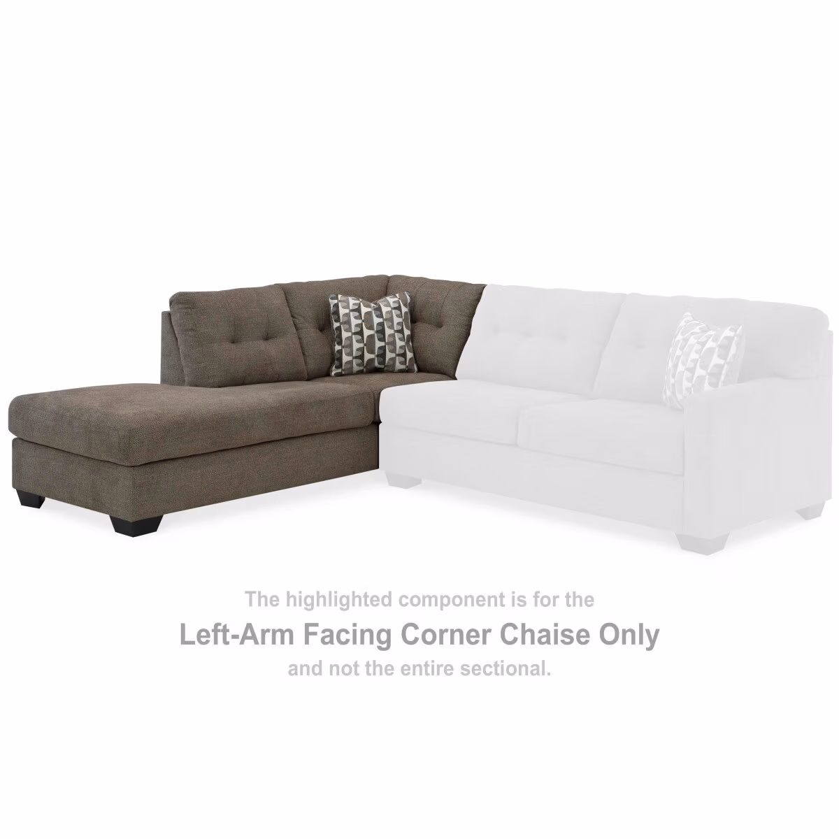 Mahoney Left-Arm Facing Corner Chaise - Image 3