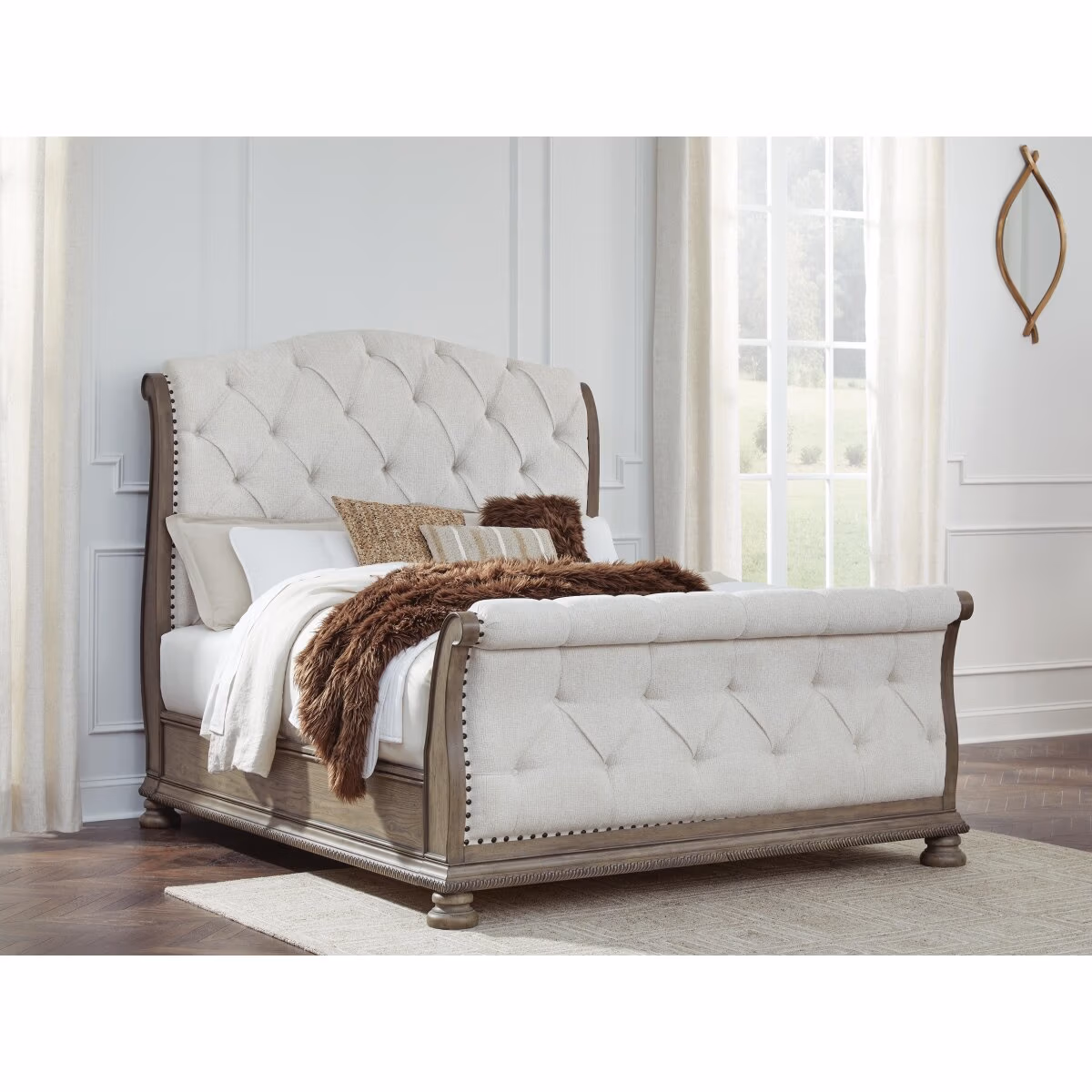 Ardenfield Queen Upholstered Sleigh Bed - Image 2