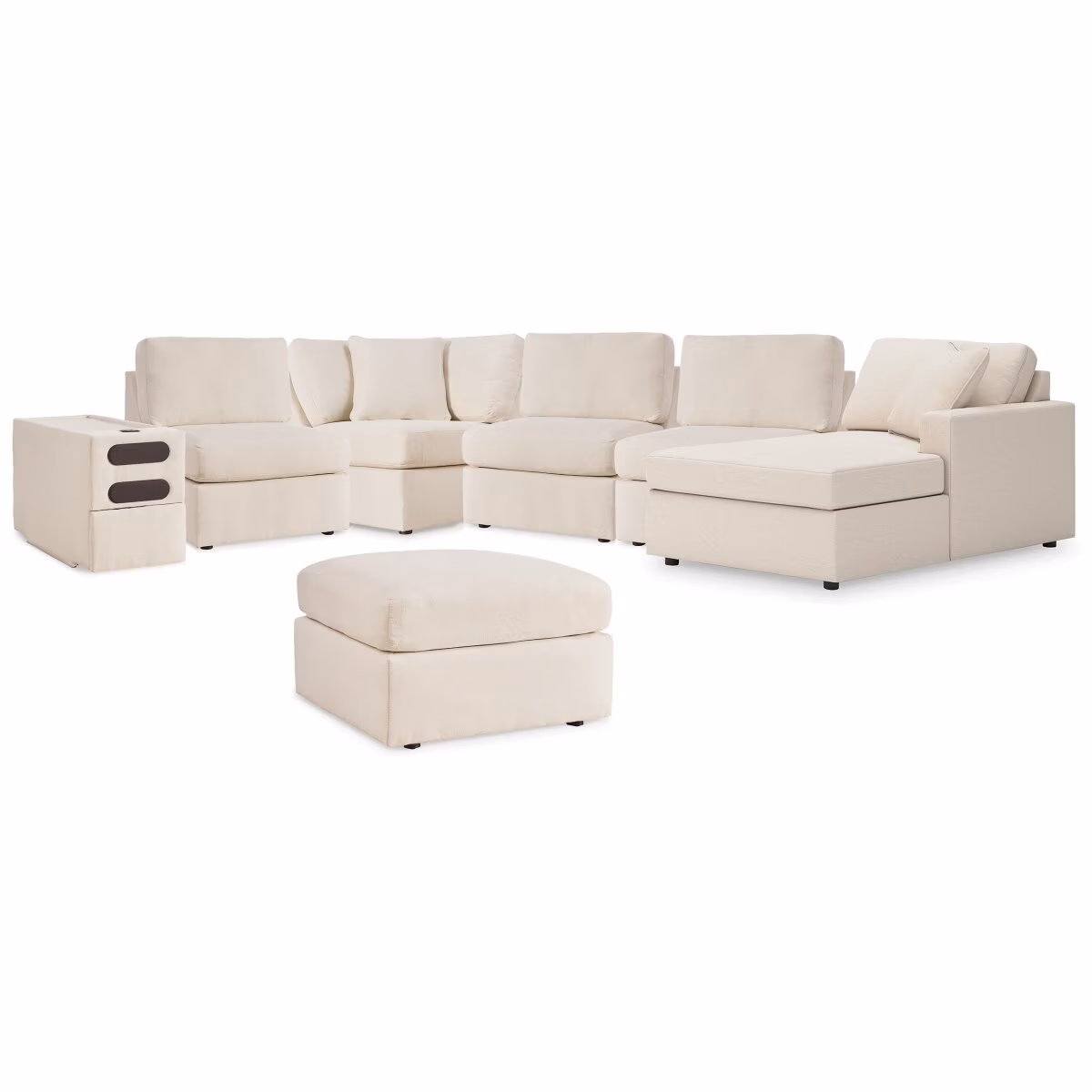 Modmax 6-Piece Sectional with Chaise and Ottoman - Image 2