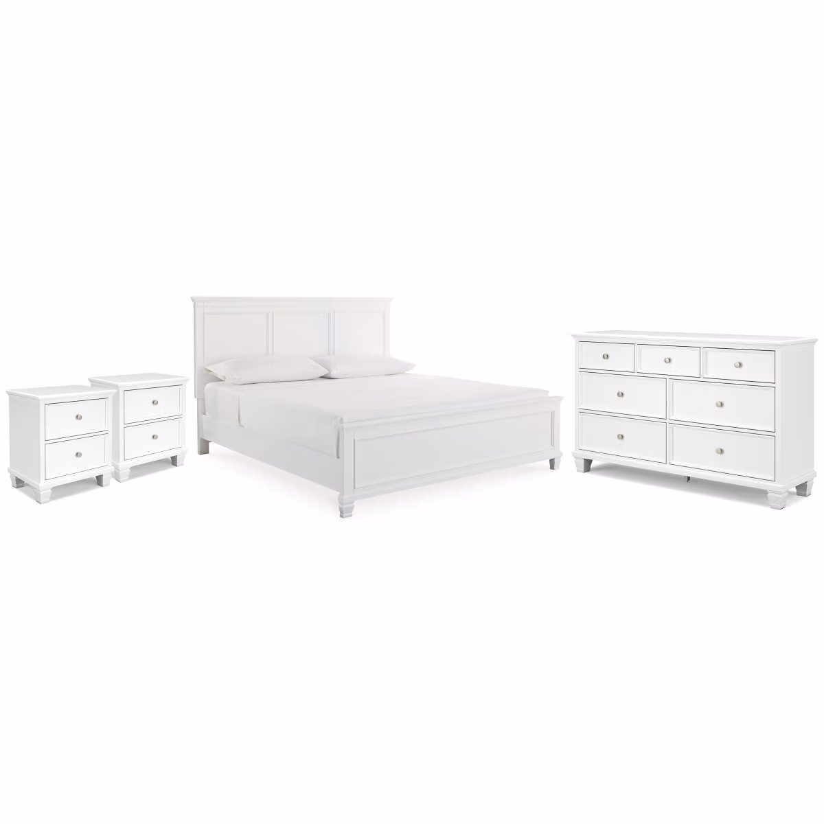 Fortman King Panel Bed, Dresser and 2 Nightstands - Image 2