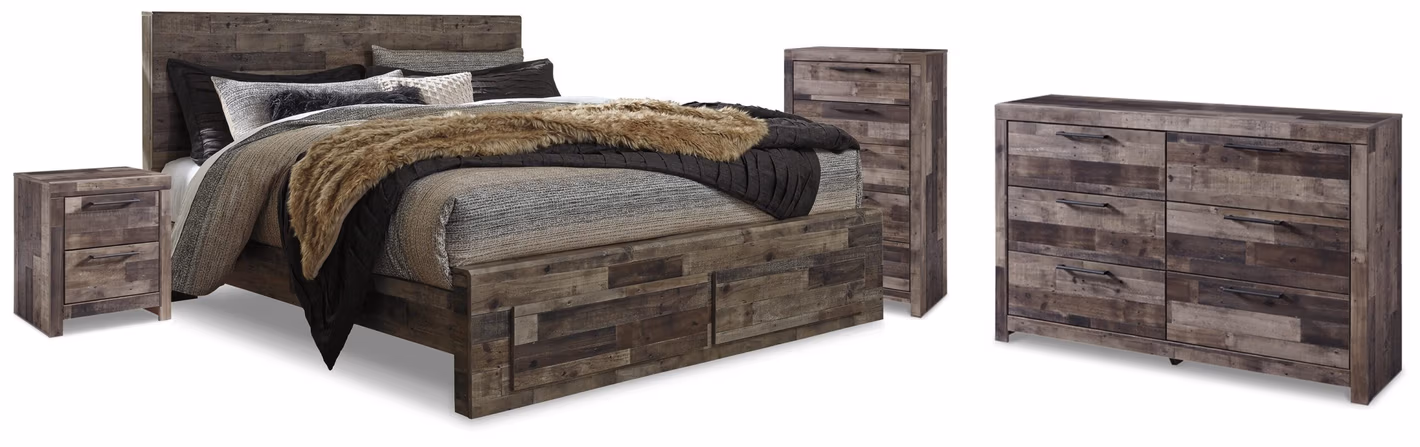 adbb25d668939c1e6e5a076ec5ac92c5 Derekson King Panel Bed, Dresser, Chest and Nightstand - Image 1