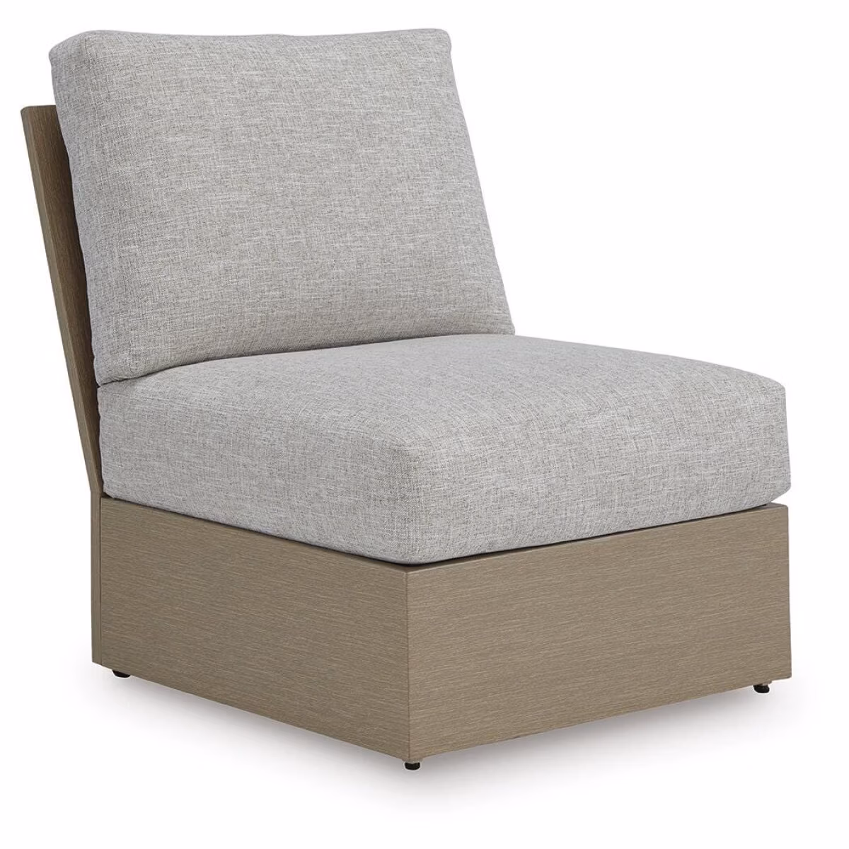 Kimpton Isle Outdoor Armless Chair with Cushion - Image 2