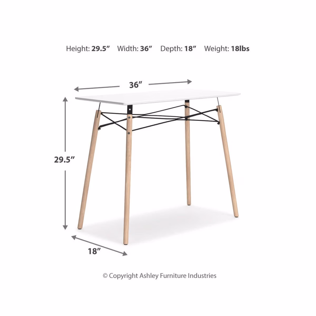 Jaspeni Home Office Desk - Image 10
