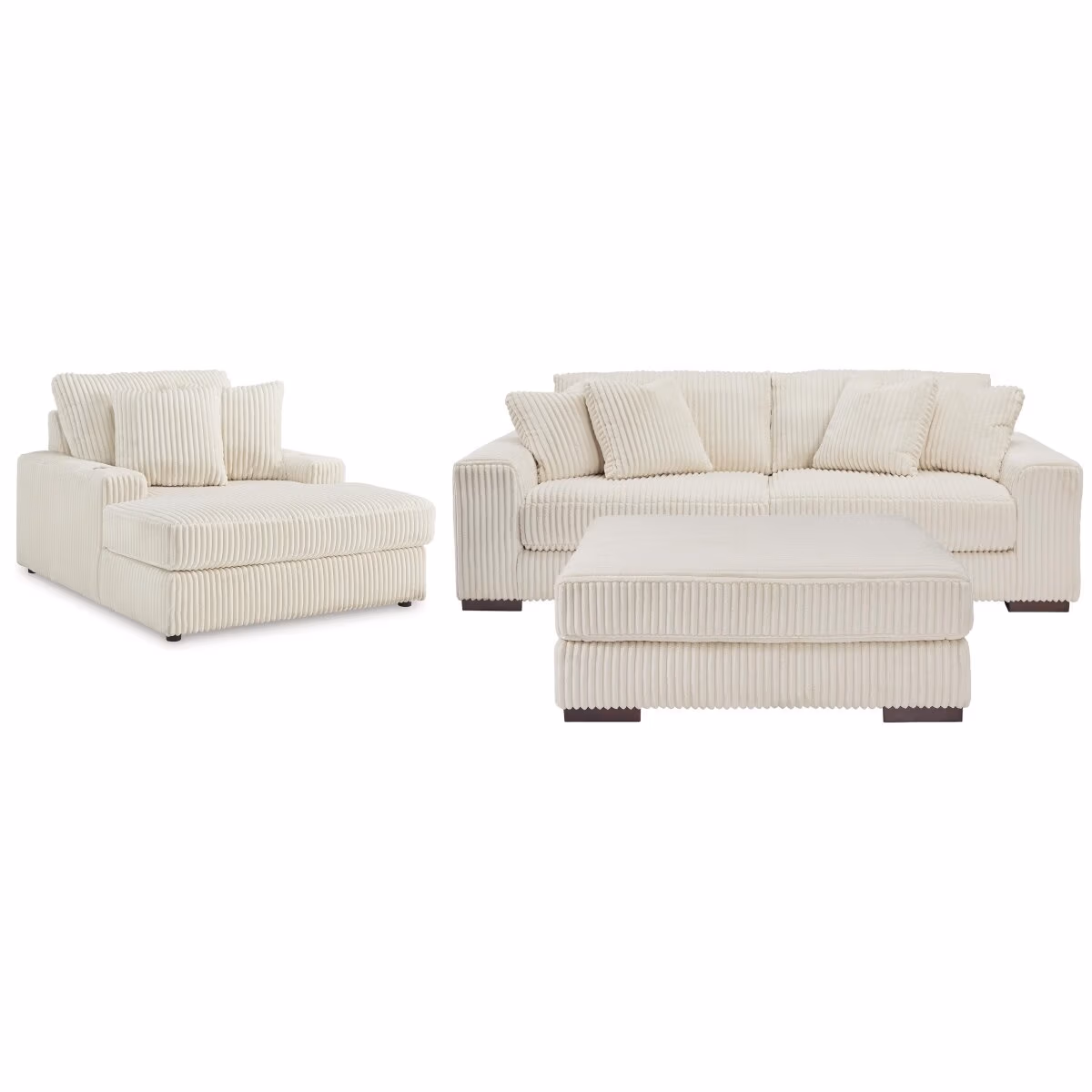 Lindyn 2-Piece Sectional, Chaise and Oversized Ottoman - Image 2