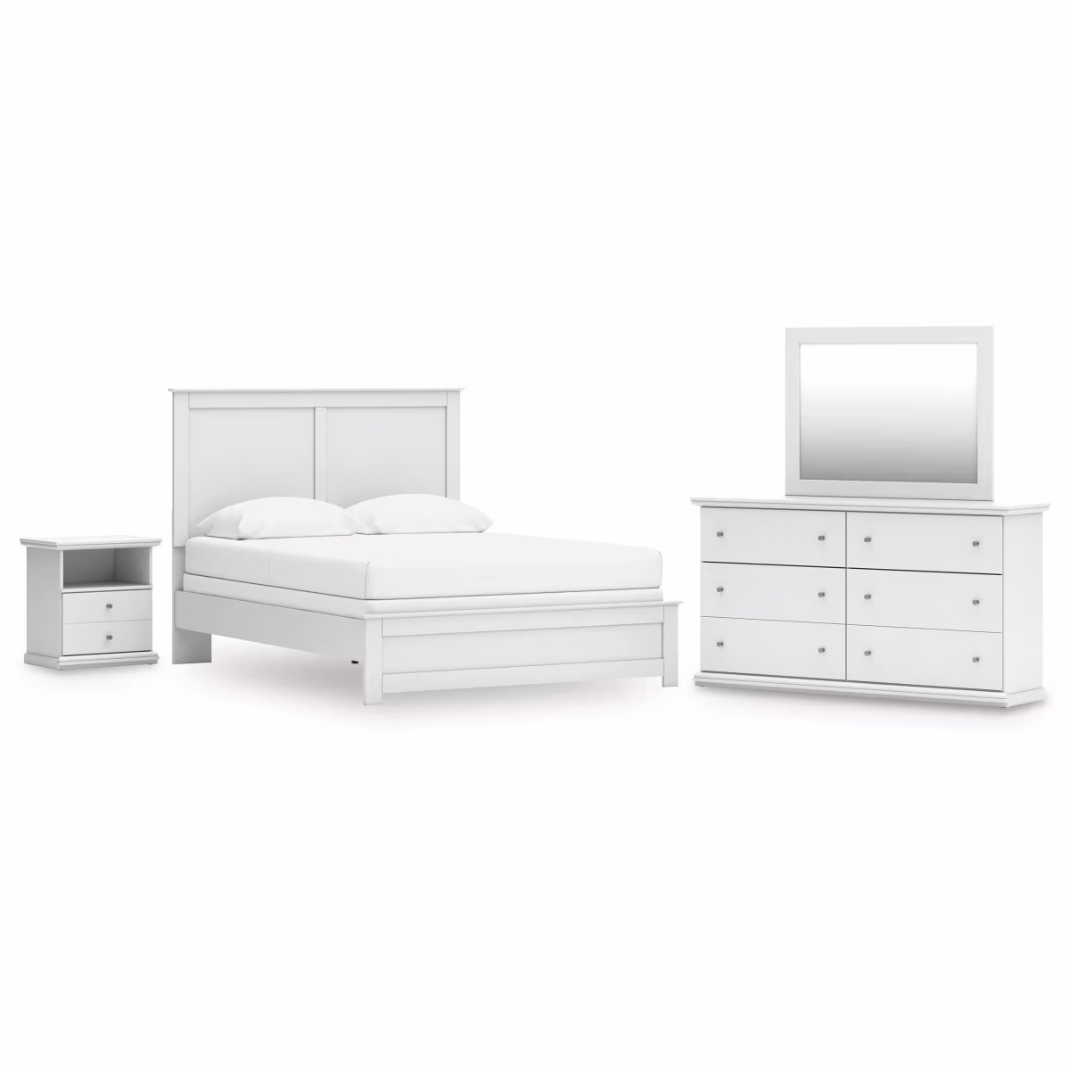 Bostwick Shoals Queen Panel Bed, Dresser, Mirror and Nightstand - Image 2
