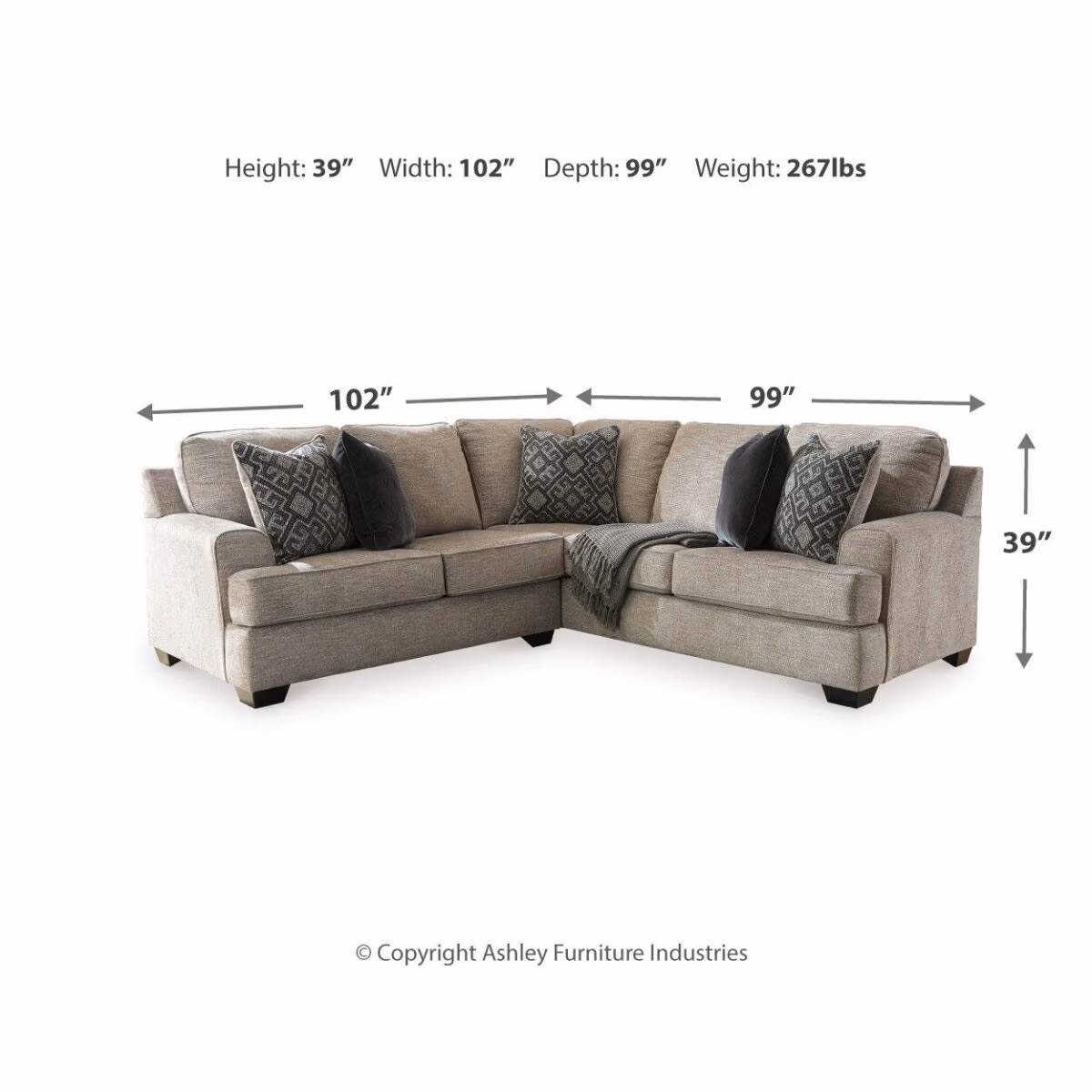 Bovarian 2-Piece Sectional - Image 5