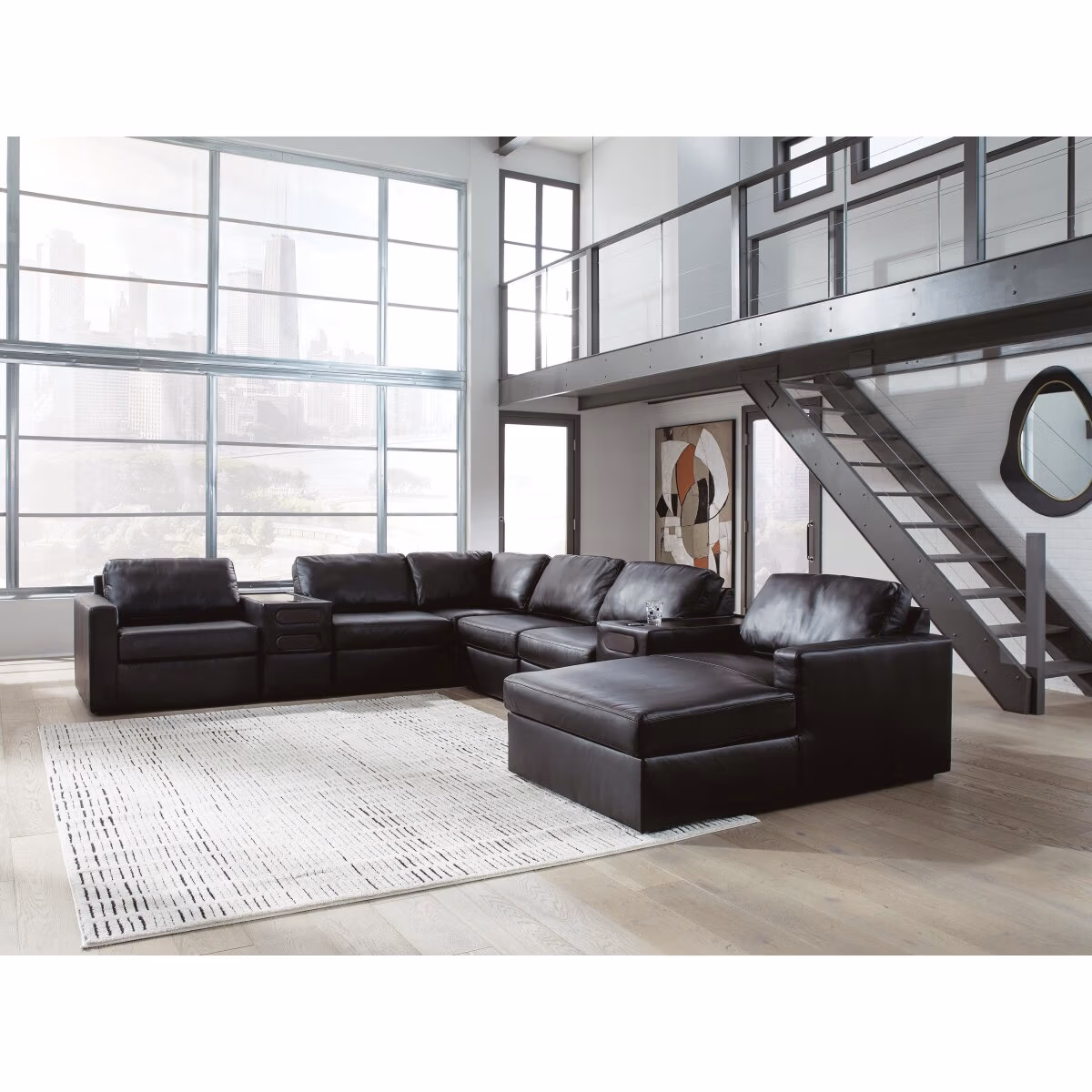 Modmax II 8-Piece Sectional with Chaise and Audio Consoles - Image 3