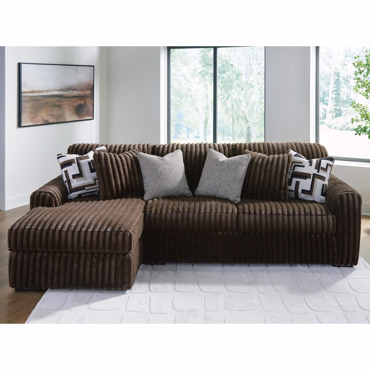 Midnight-Madness 2-Piece Sectional Sofa with Chaise - Image 3