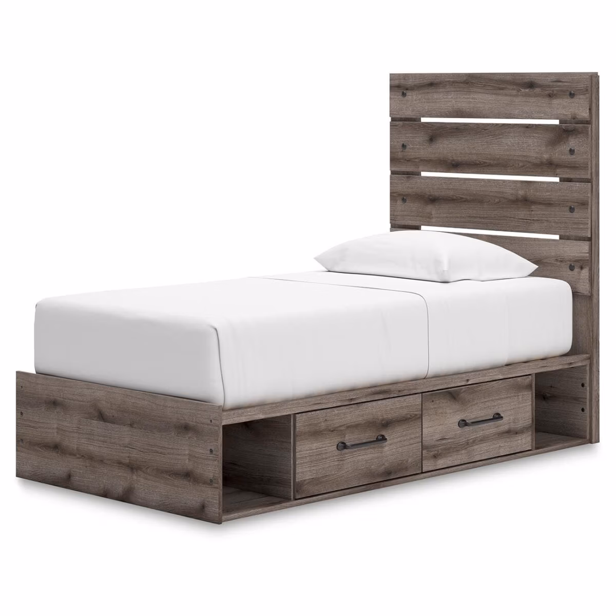 Graystorm Twin Panel Bed with Storage - Image 6
