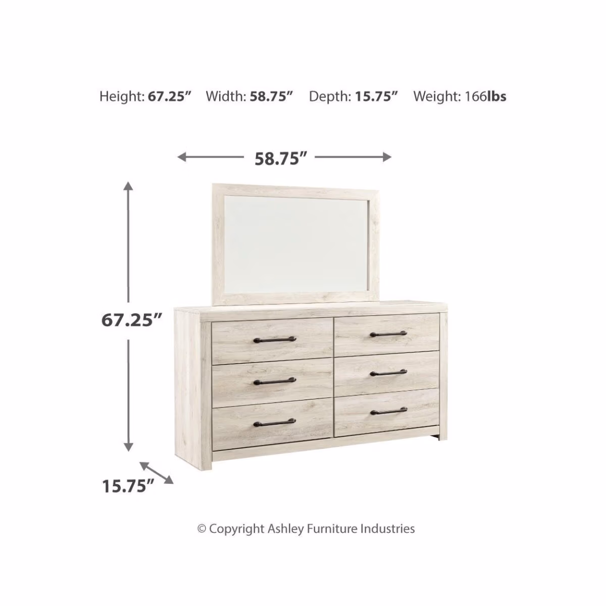 Cambeck Dresser and Mirror - Image 5