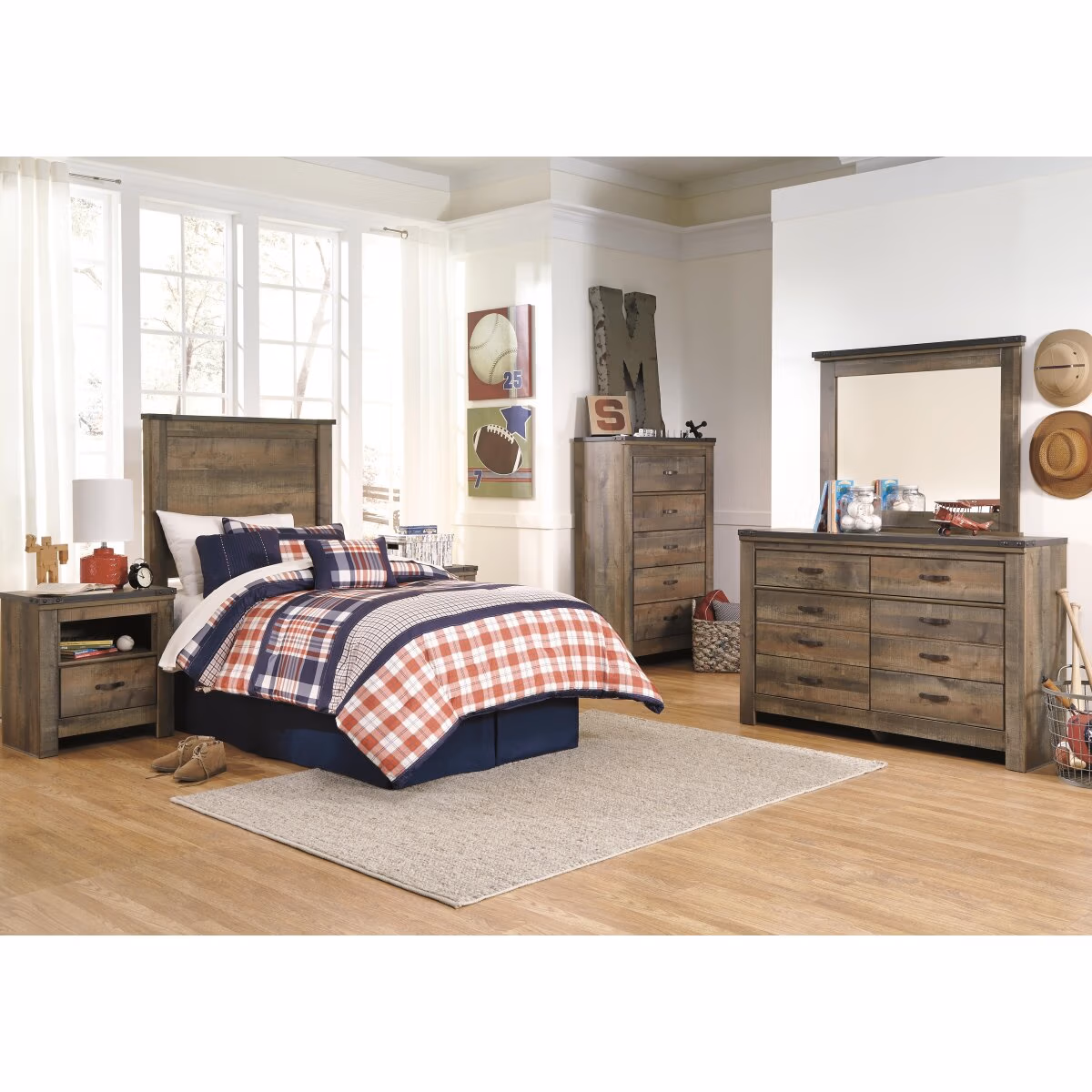 Trinell Twin Panel Headboard - Image 6