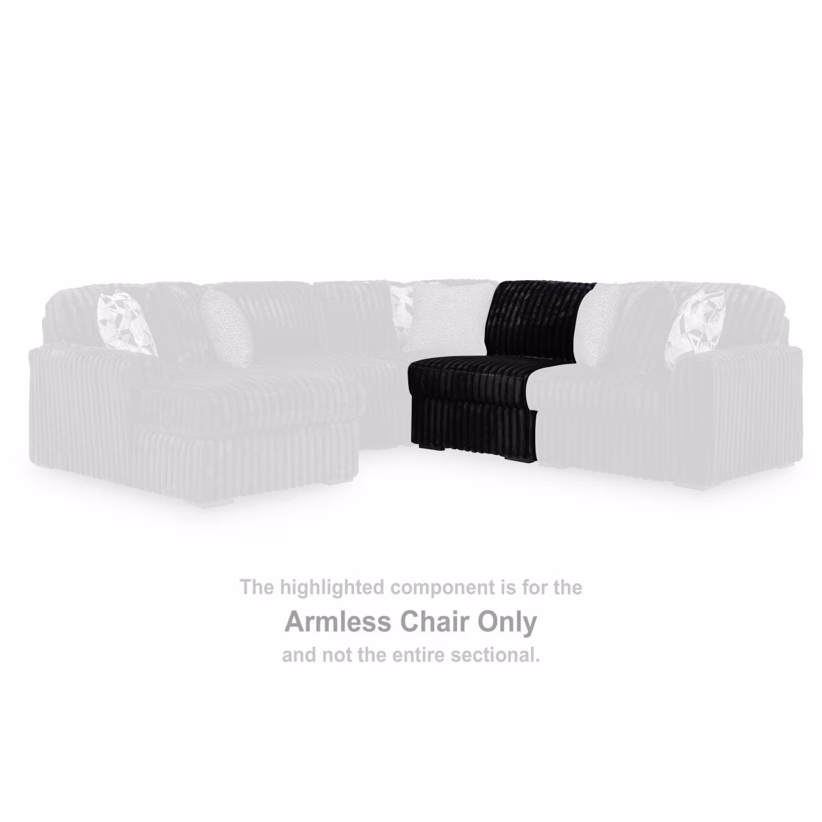 Midnight-Madness Armless Chair - Image 3