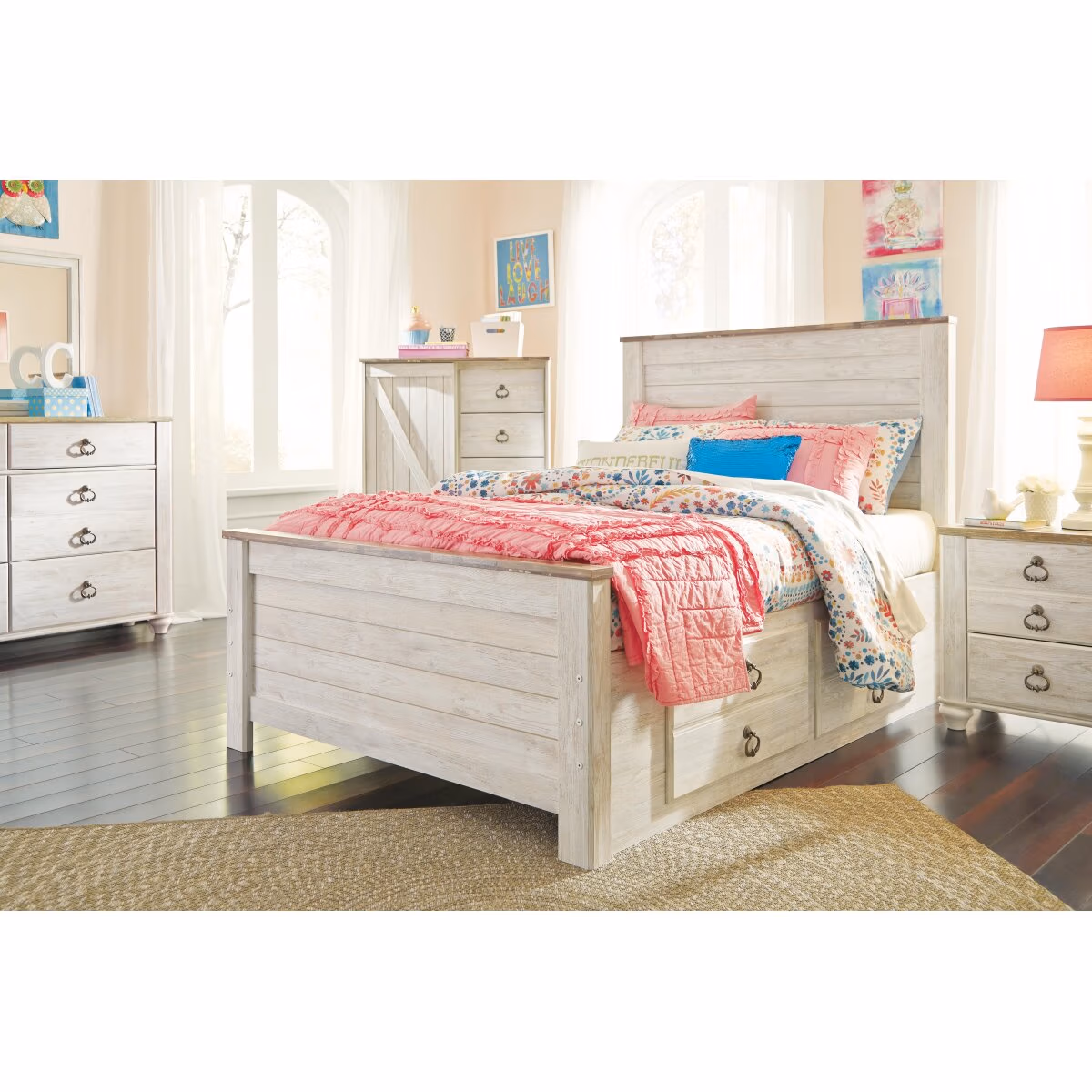 Willowton Full Panel Headboard - Image 5
