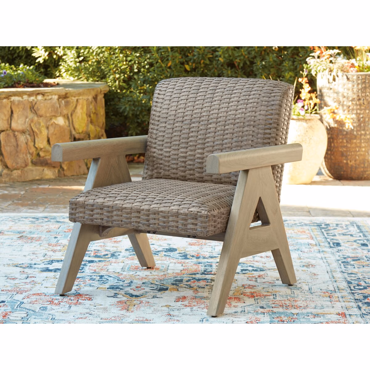 Cliff Trails Outdoor Rocking Lounge Chair - Image 3