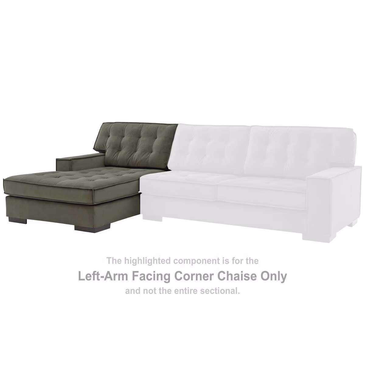 Caspian-Town Left-Arm Facing Corner Chaise - Image 3
