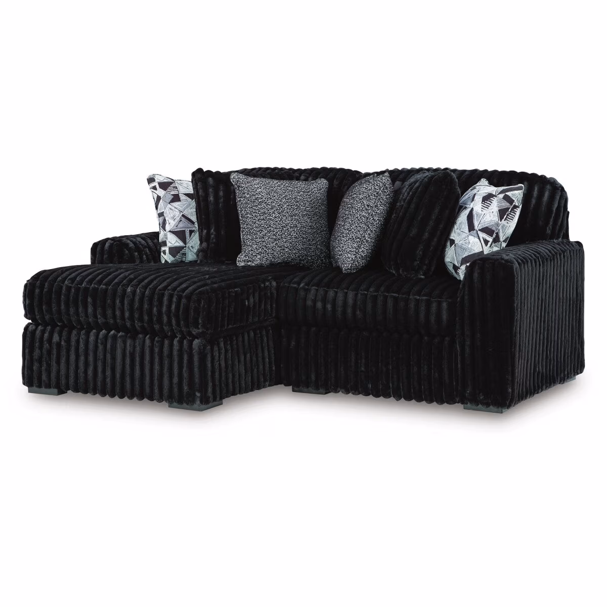 Midnight-Madness 2-Piece Sectional with Chaise - Image 2