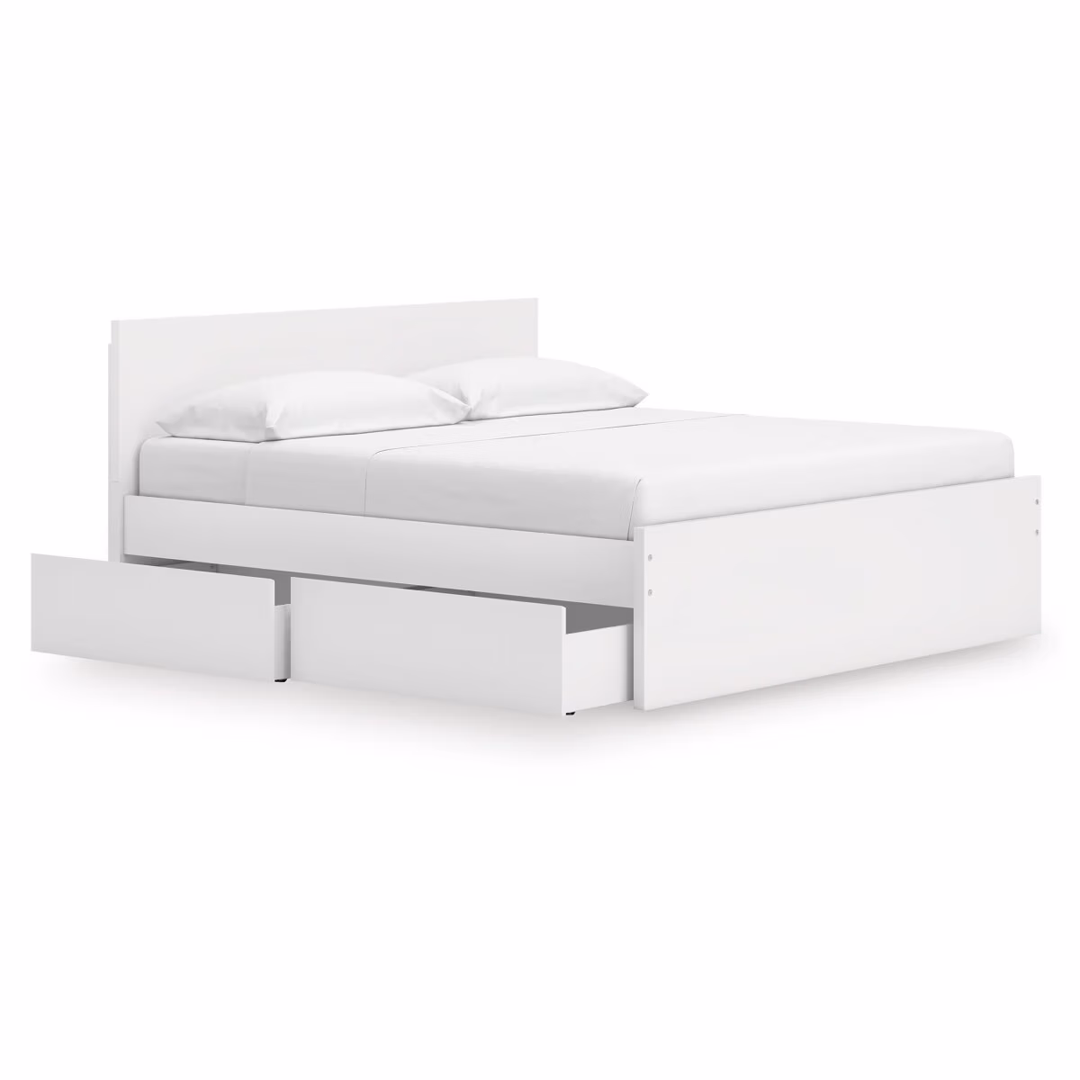 Onita King Panel Platform Bed with 2 Side Storage - Image 4