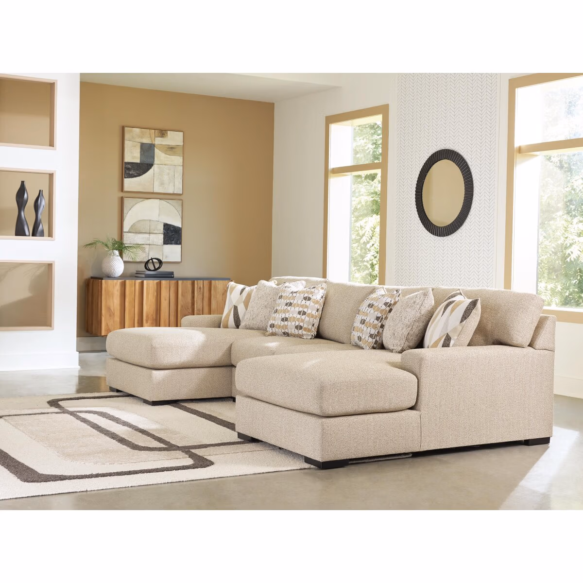 Laurelgrove 3-Piece Double Chaise Sectional - Image 3