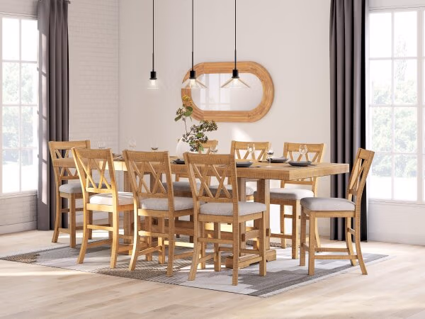 Havonplane Counter Height Dining Table and 8 Barstools - Image 3