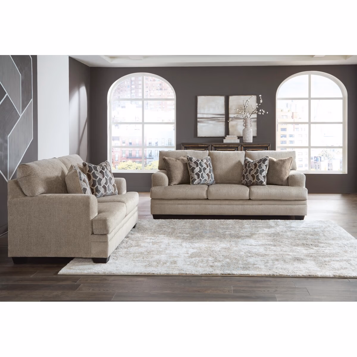 Stonemeade Sofa and Loveseat - Image 2