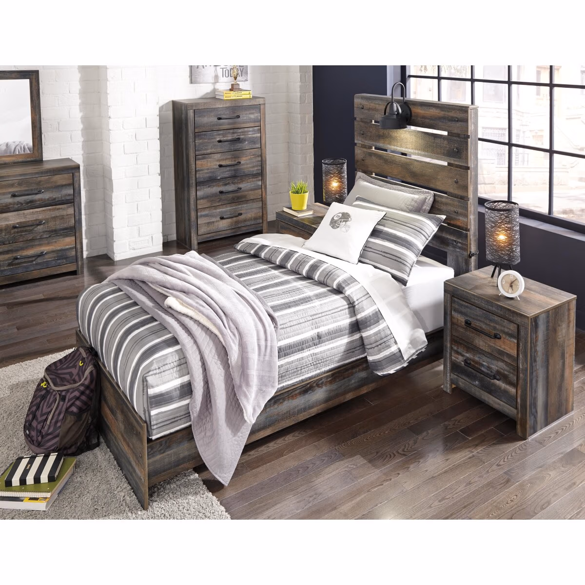 Drystan Twin Panel Bed - Image 6