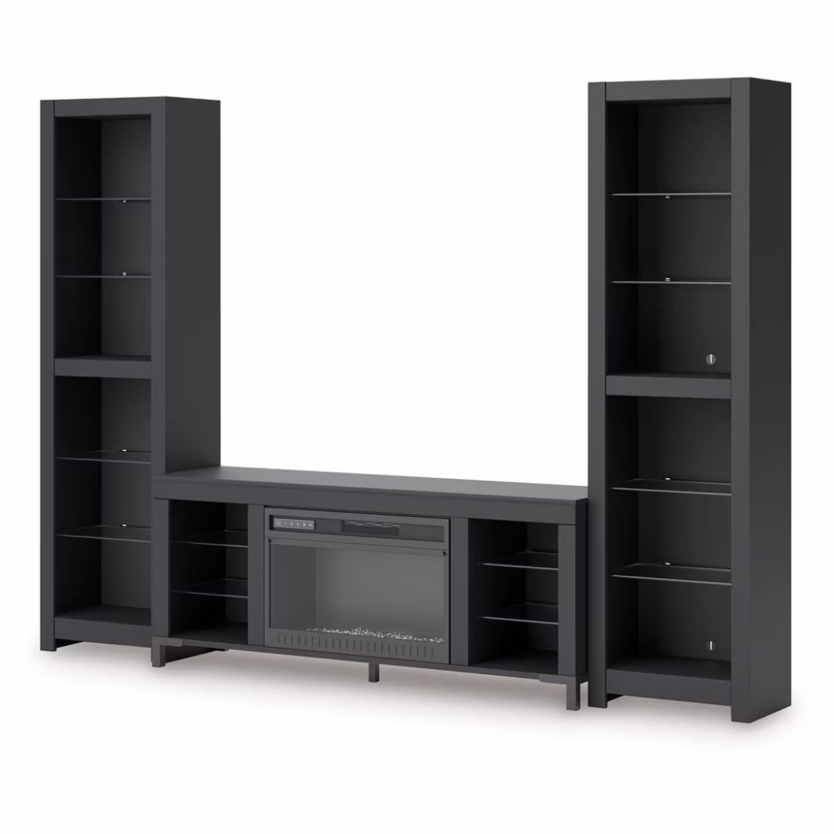Cayberry 3-Piece Entertainment Center with Electric Fireplace - Image 4