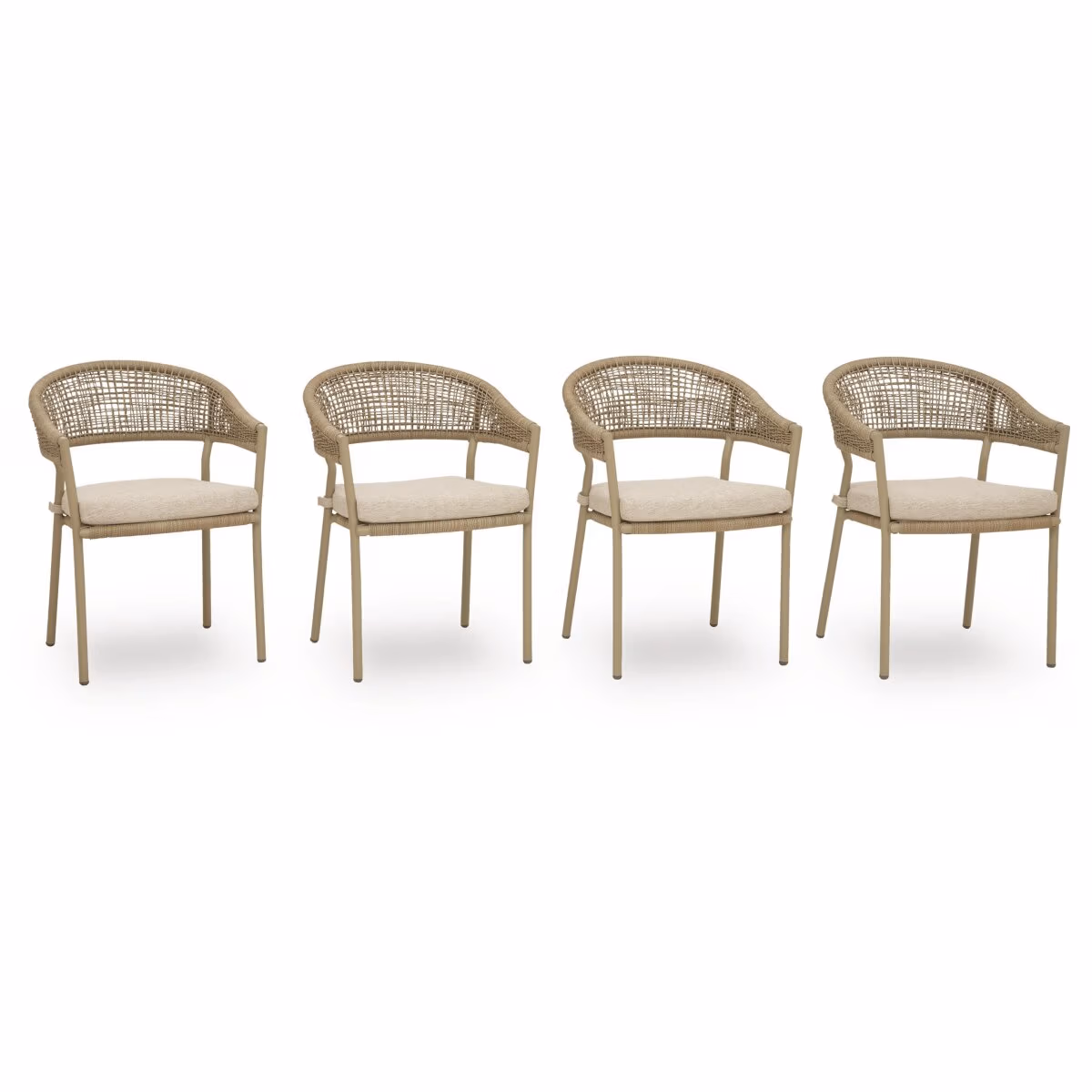 Orchard Beach Outdoor Arm Chair with Cushion (Set of 4) - Image 2