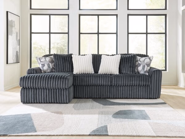 Midnight-Madness 2-Piece Sectional Sofa Chaise - Image 3