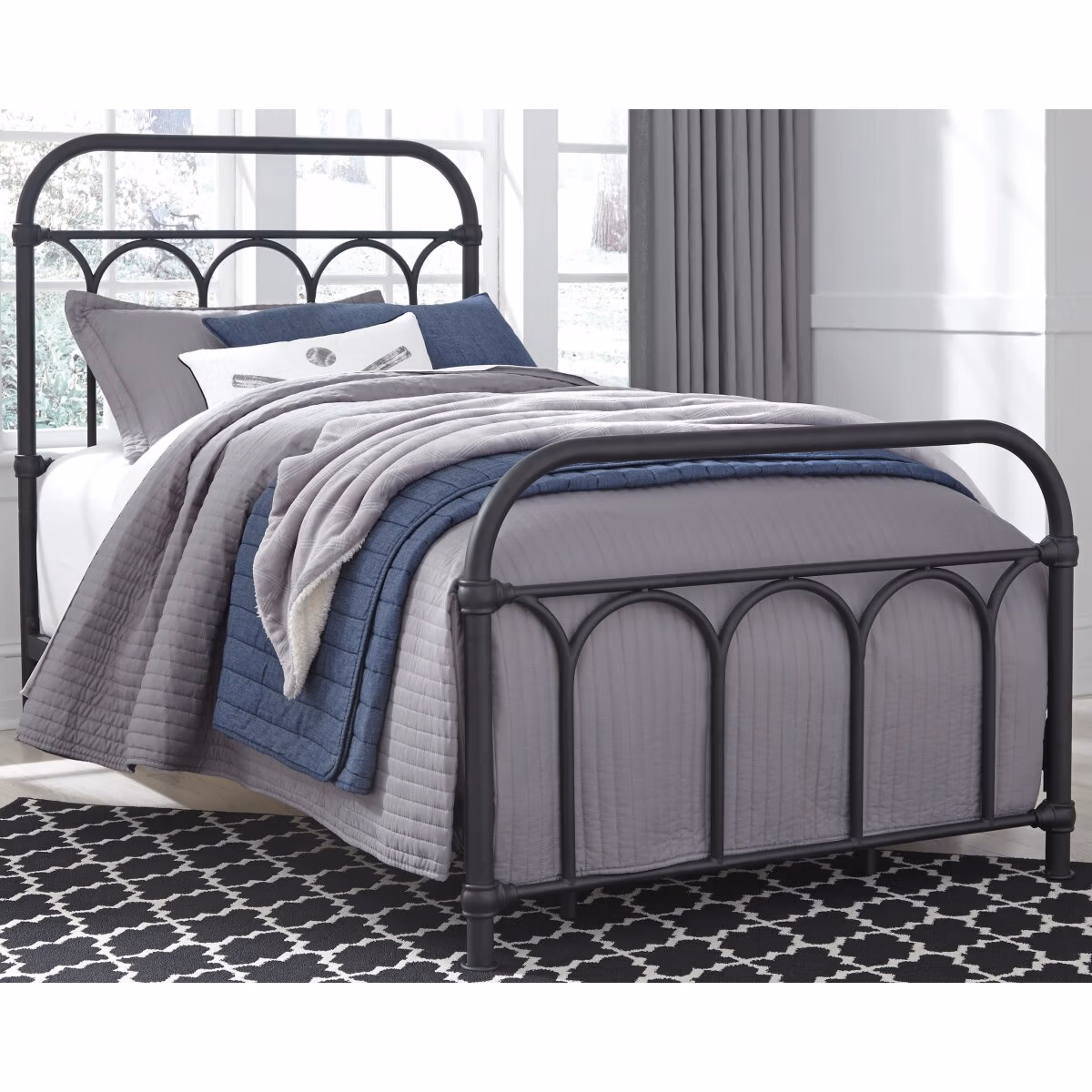 Nashburg Twin Metal Bed - Image 3