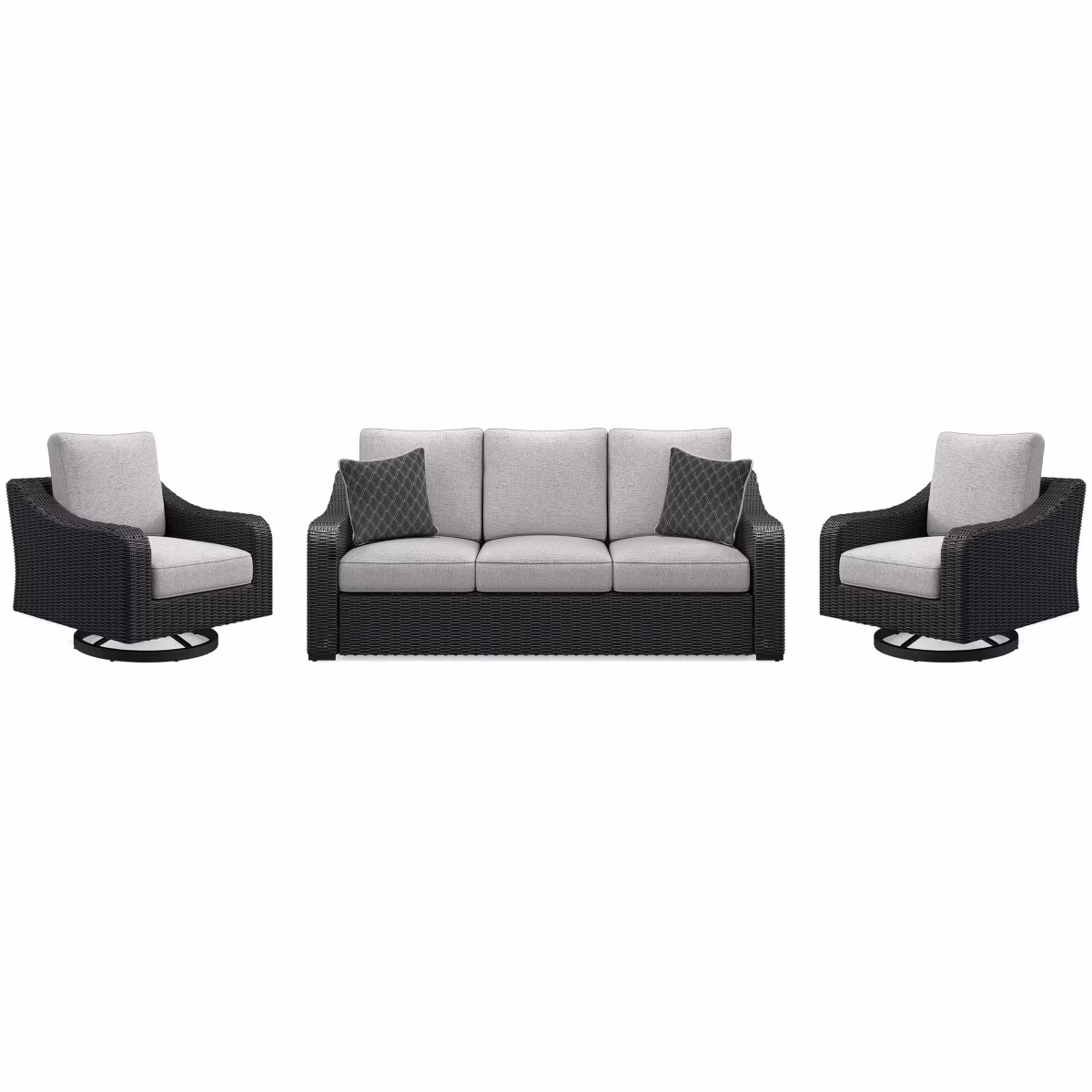 Beachcroft Outdoor Sofa and 2 Lounge Chairs - Image 2