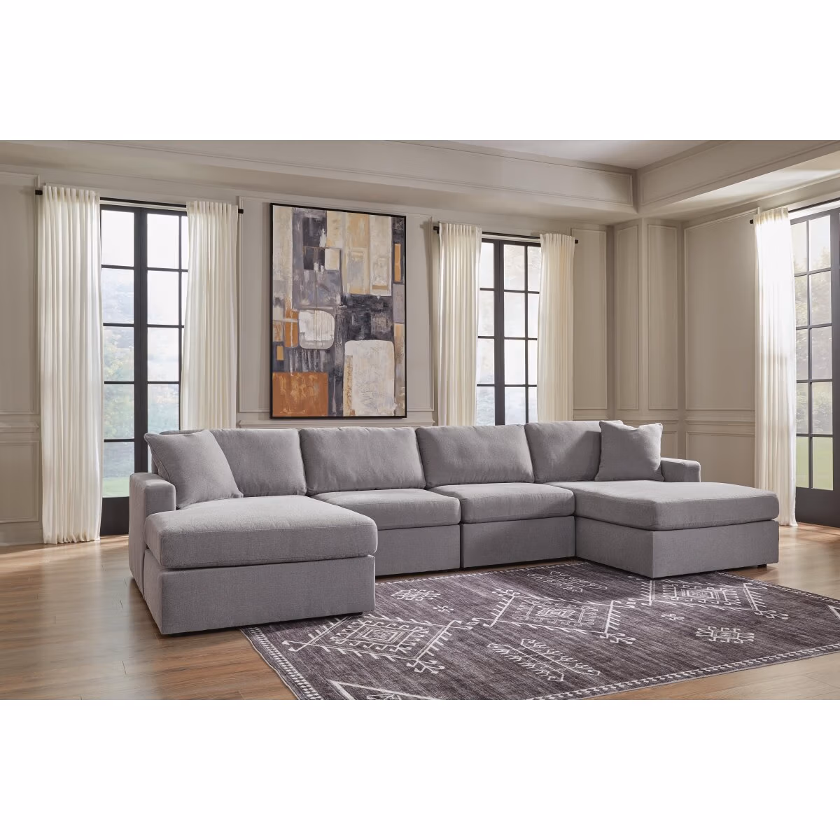 Modmax 4-Piece Sectional with Chaise - Image 3