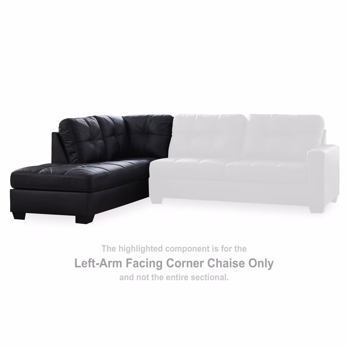 Barlin Mills Left-Arm Facing Corner Chaise - Image 3
