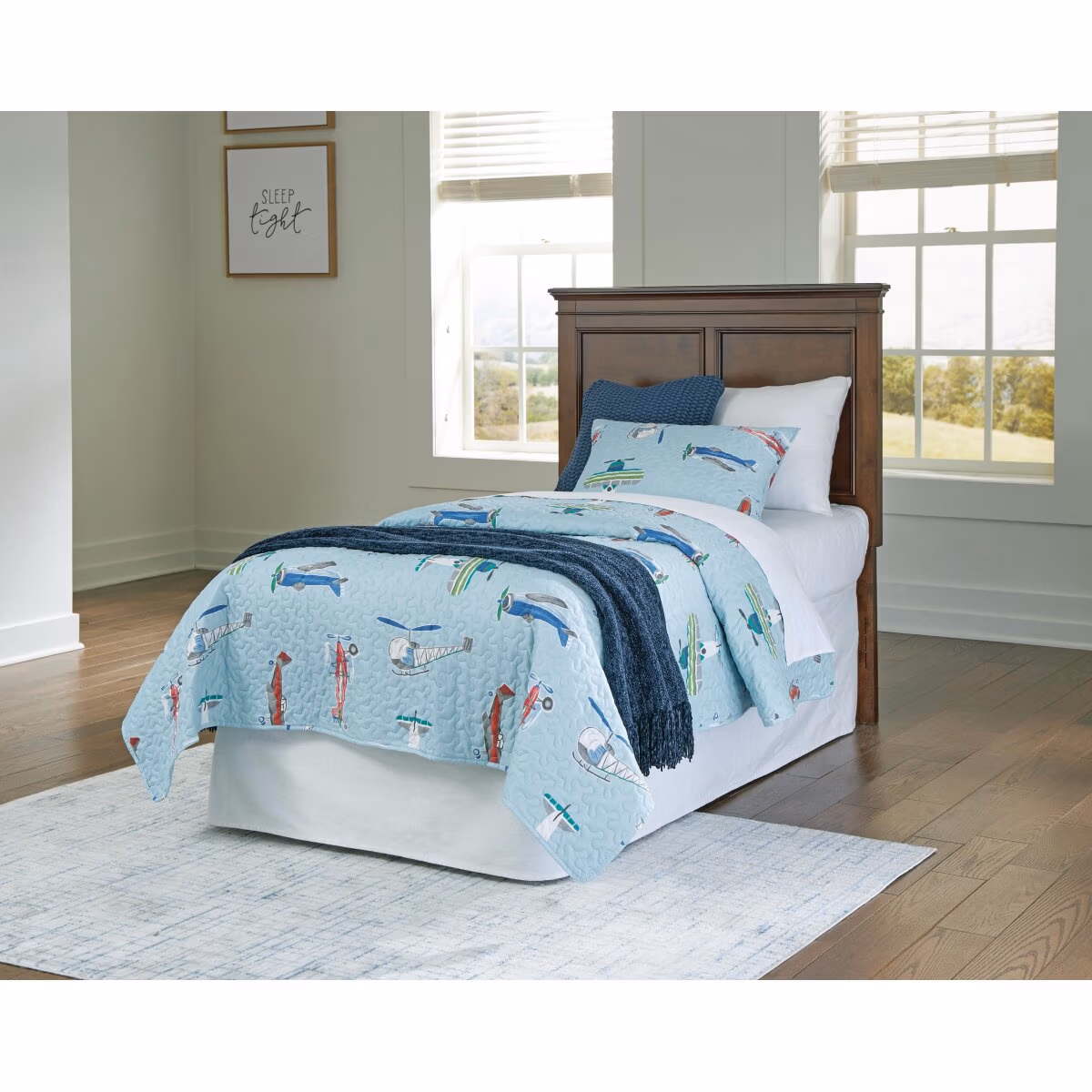 Danabrin Twin Panel Headboard - Image 3